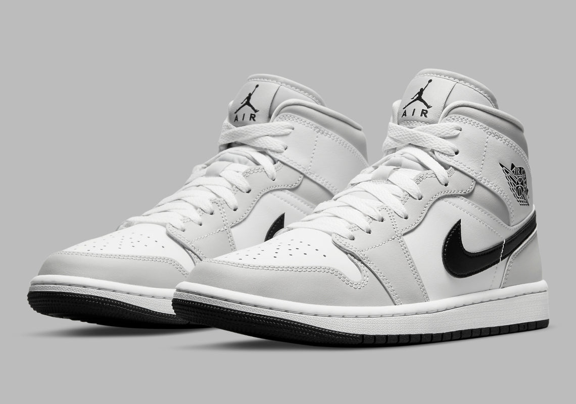 Nike jordan 1 mid hot sale grey