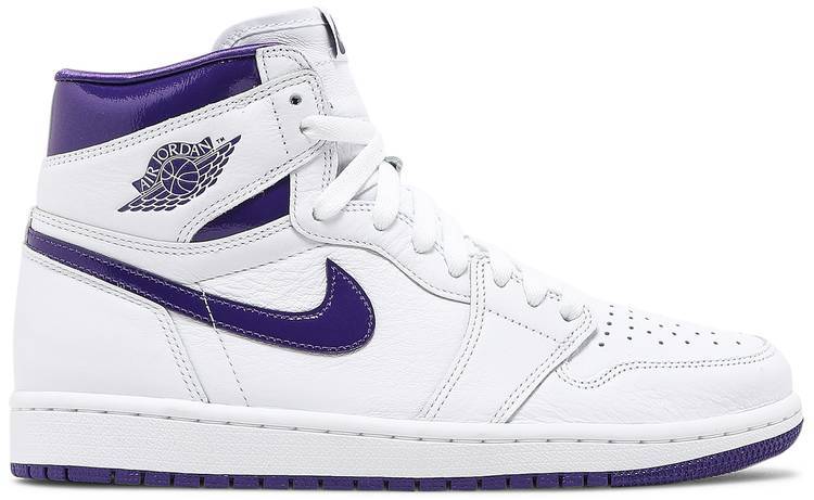 Jordan1 court sale purple